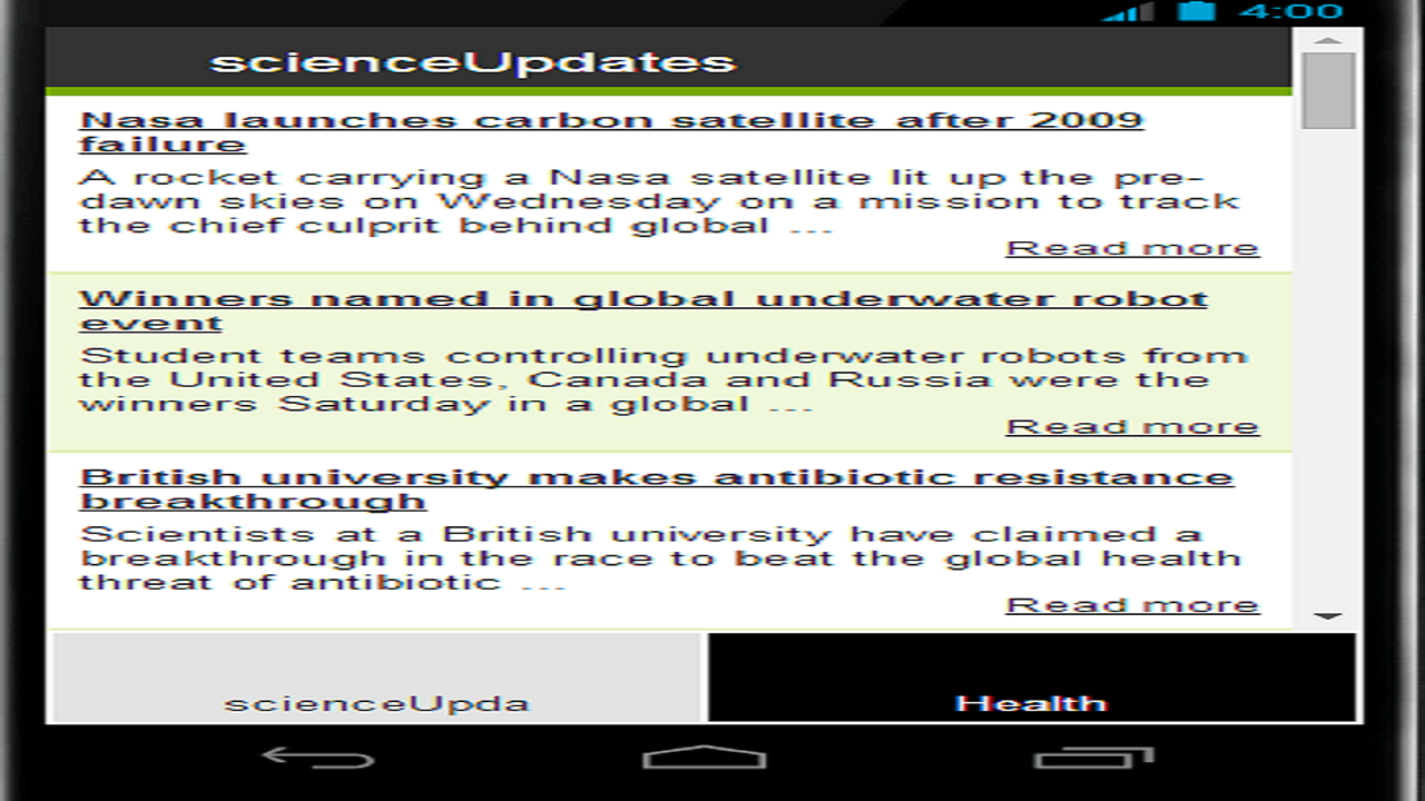 Updated Science scienceUpdates-Amazonアプリストアのアプリ