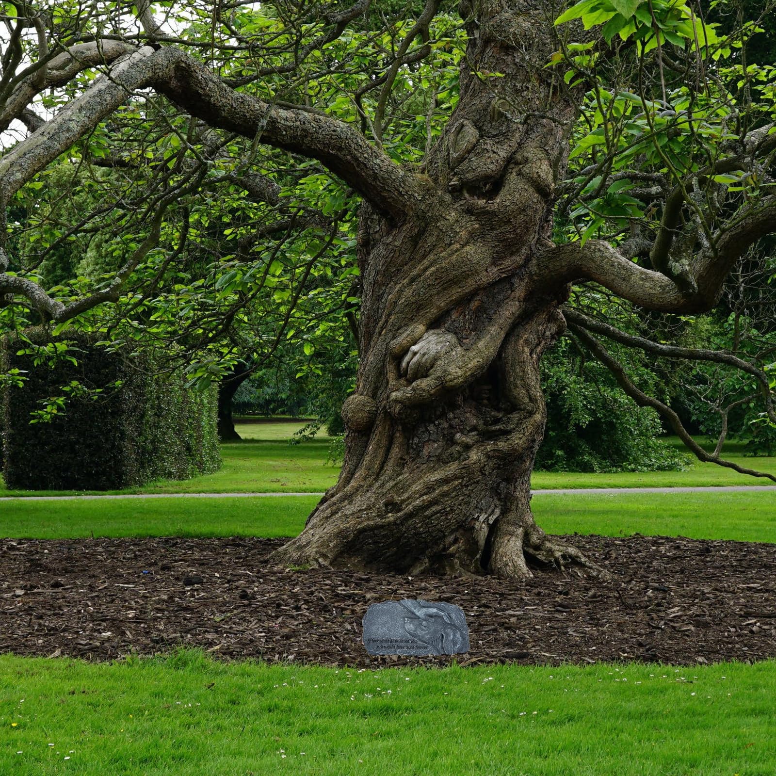 Lápida Conmemorativa para Mascotas de Resina, Decoración de Jardín