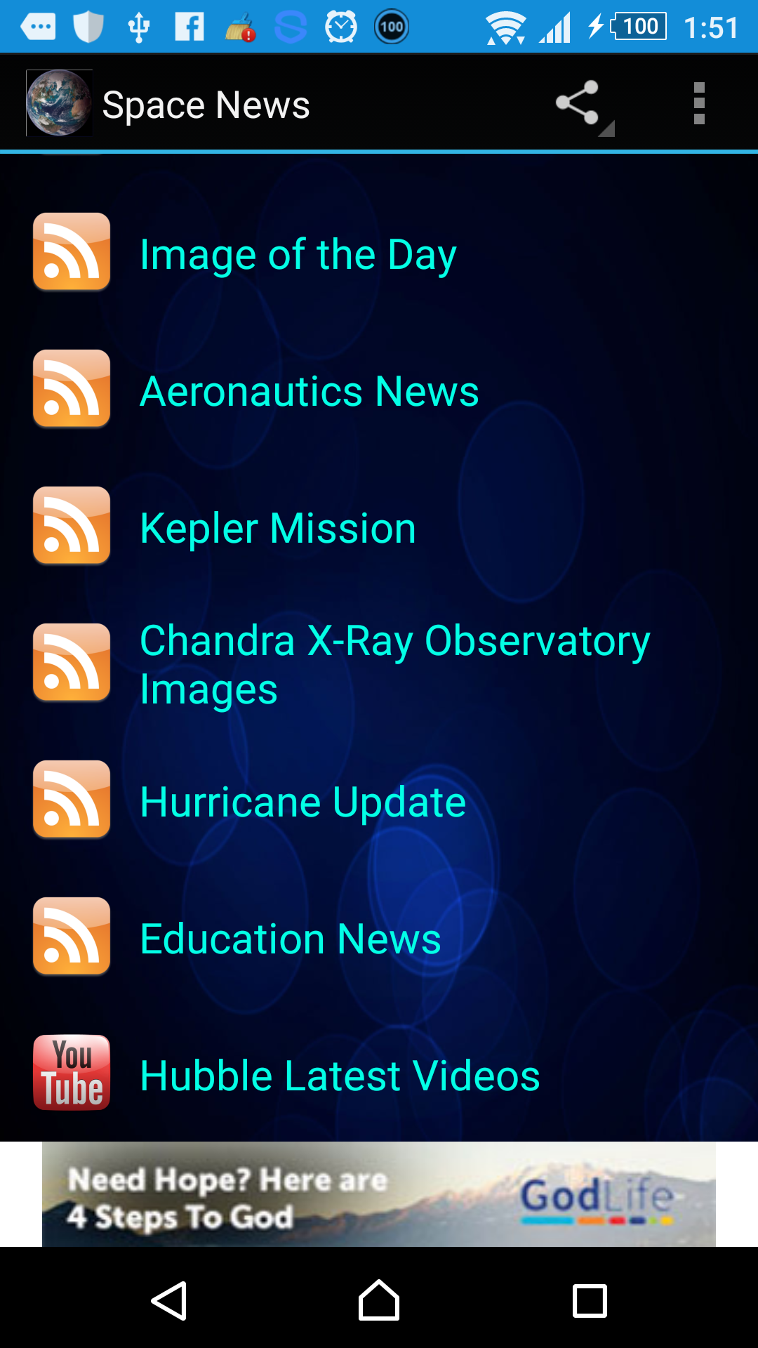 Space News - App on Amazon Appstore
