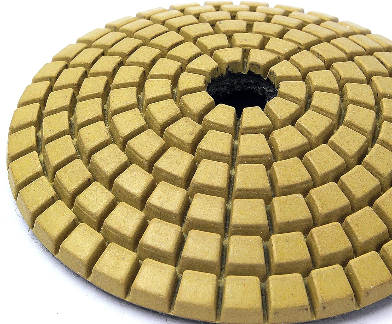 3" Diamond Convex Polishing Pad and 5/8"-11 Backer Pad Convex - Wet Grinding Polishing Tile Stone Marble Granite Concrete Ceramics Glass 8Set