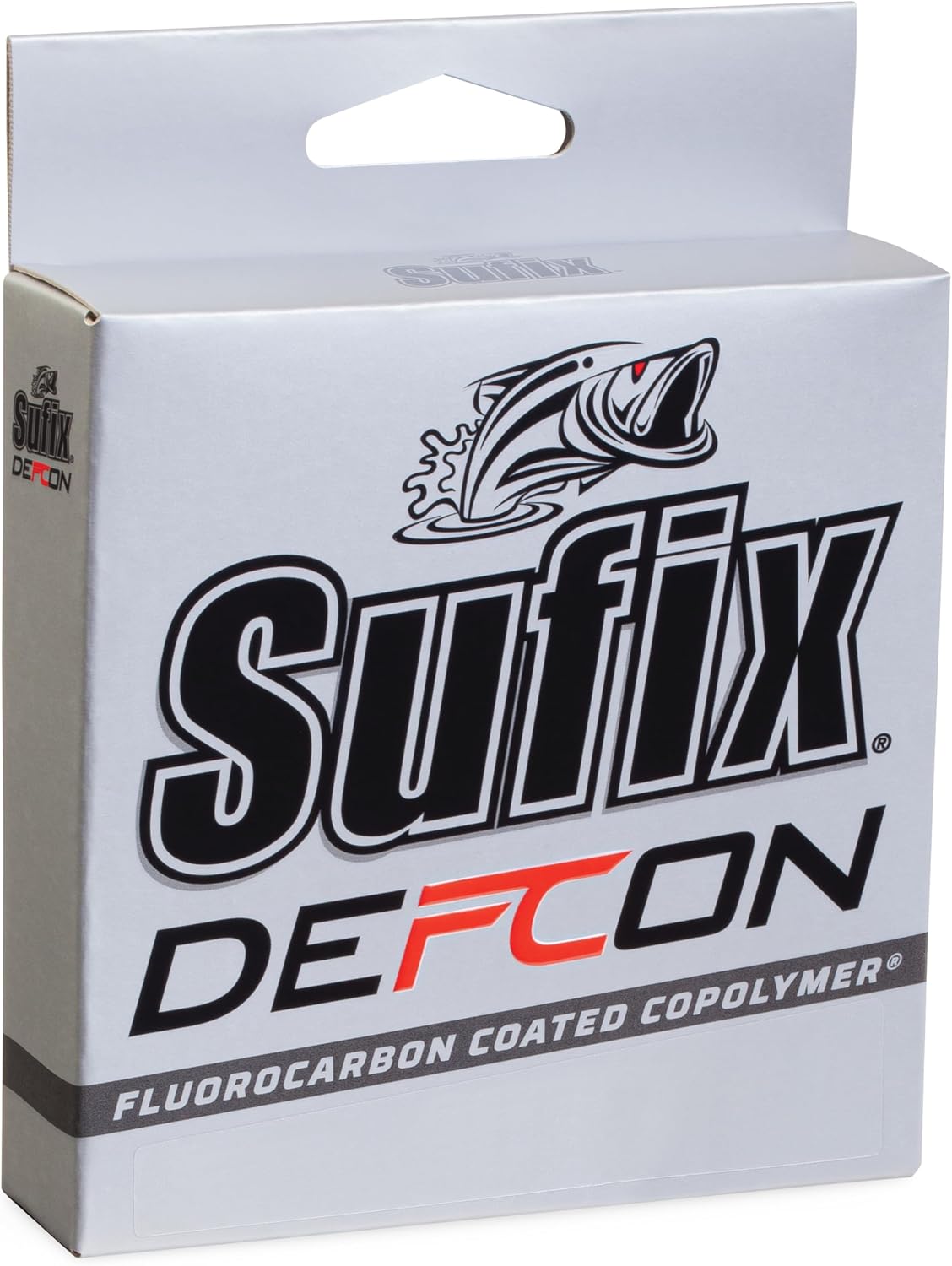 Sufix Defcon Fluorocarbon Fishing Line, Heavy-Duty Line with Extreme Abrasion Resistance and Strength, Clear, 20 lb