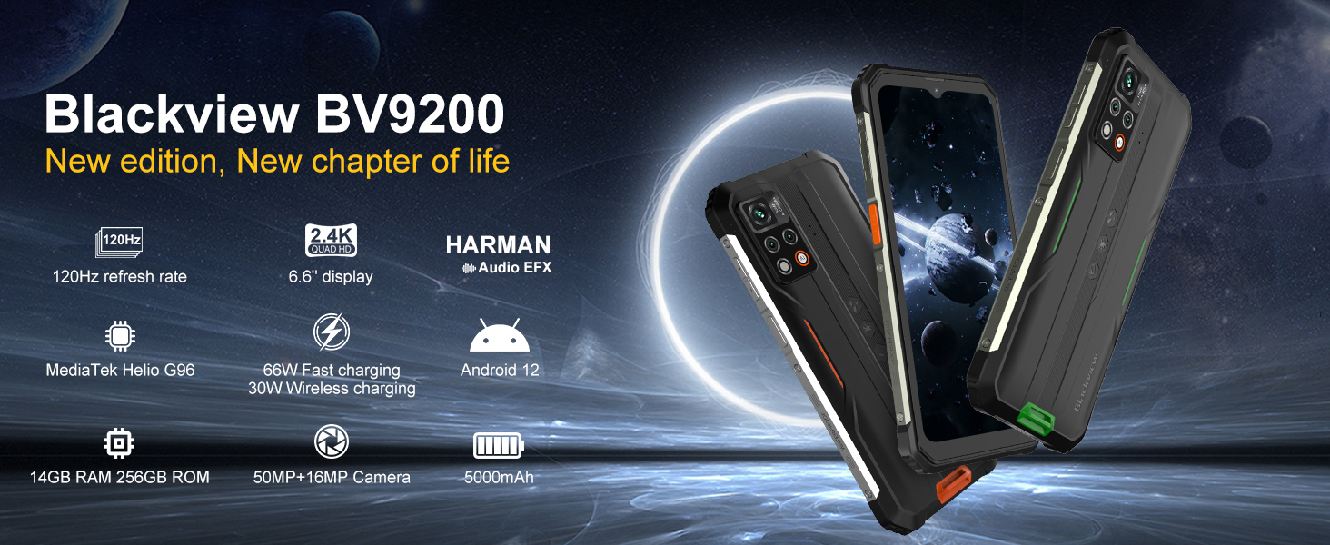 Amazon.com: Blackview Rugged Phones Unlocked, BV9200 Android
