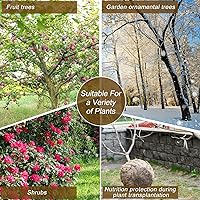 Vista 4 de Rollos de arpillera natural para jardinería, tronco de árbol, protector de árbol, vendaje de plantas para mantener el calor e hidratación