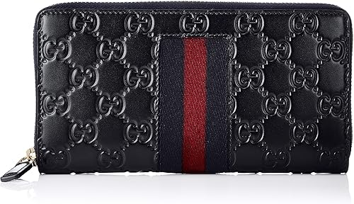 Amazon グッチ メンズ New Web ラウンドファスナー長財布 4081 Cwcln Blu Blu Brb 並行輸入品 財布