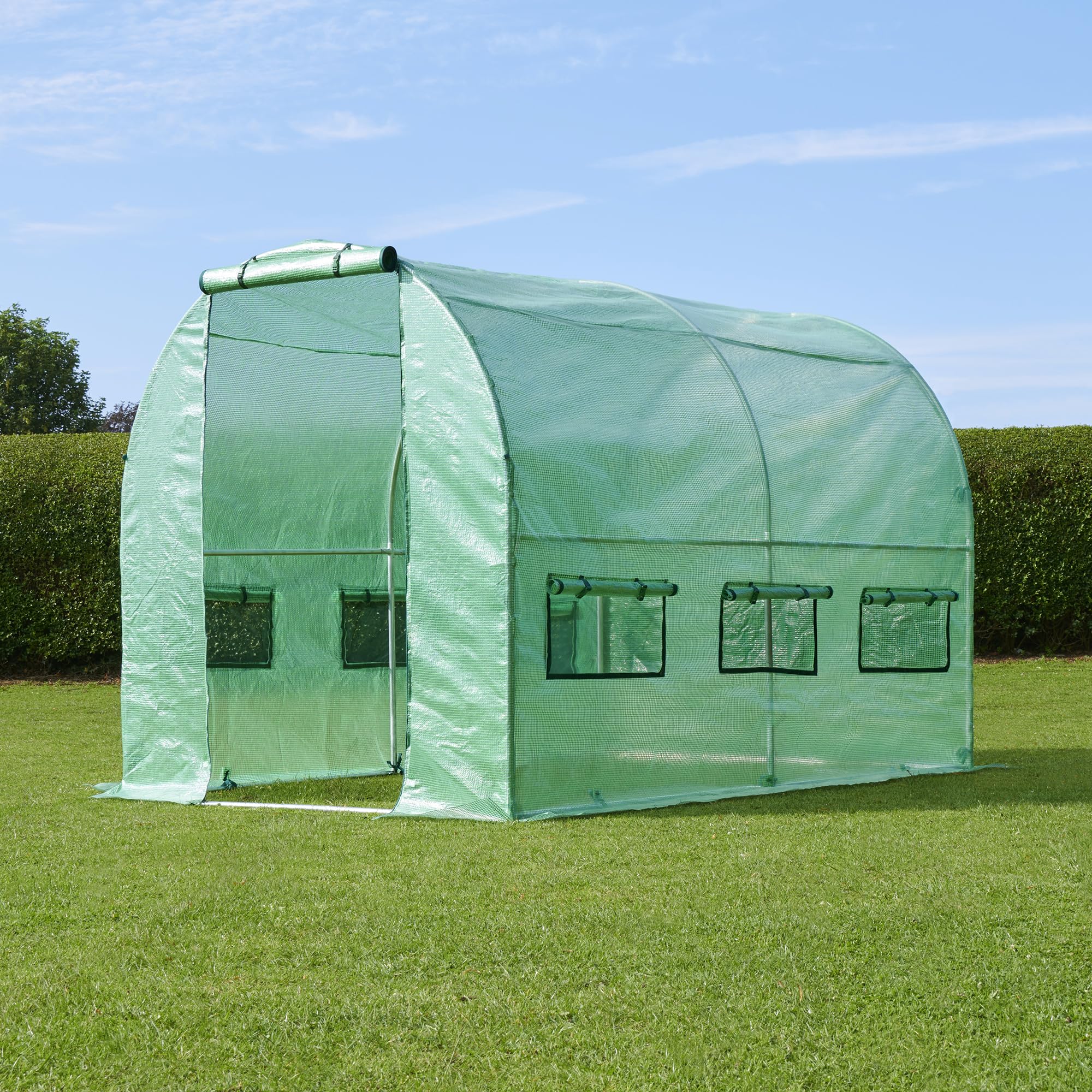 FeelGoodUK PT3 Housse de remplacement 3 x 2 x 2 m pour serre de jardin polytunnel