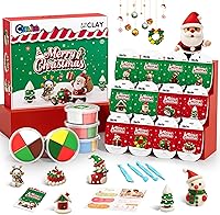 Vista 10 de Kits de arcilla seca al aire – 12 cajas de arcilla mágica de modelado para niños, juego de manualidades de arcilla para moldear temática