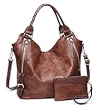 Women Tote Bag Handbags PU Leather Fashion Hobo Shoulder Bags with Adjustable Shoulder Strap