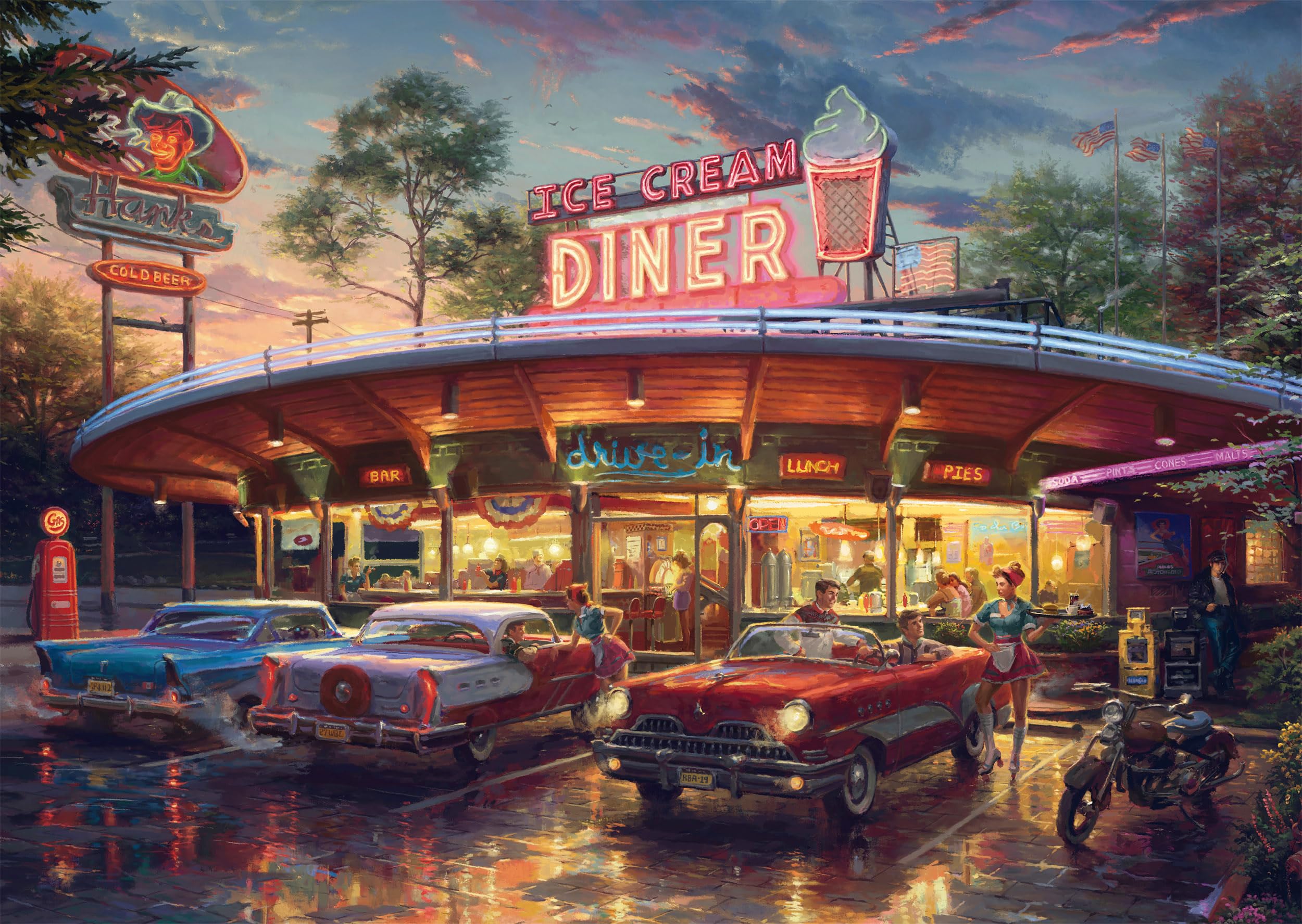 Schmidt | Blend Cota: American Diner | 1,000 Piece Jigsaw Puzzle | Age 14+