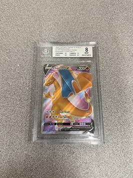 TCG Charizard V Promo SWSH050 Champions Path Elite Trainer Box BGS Graded 8