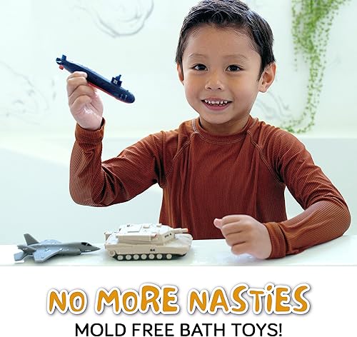 Miniatura 2 de SplashEZ Juguetes de baño para niños y niños pequeños, juguetes de baño para niños, sin moho, sin agujeros, juego de animales de elefante suave y