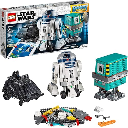 Miniatura 2 de LEGO Star Wars BOOST Comandante droide 75253 Juego de construcción de droides de Star Wars con robot R2 D2 juguete para niños a aprender a codificar