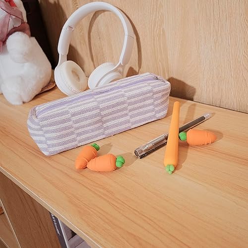 Miniatura 2 de Estuche para lápices de oficina, universidad, escuela, bolsa de almacenamiento, organizador de caja, bolsa de maquillaje, bolsa de cosméticos,