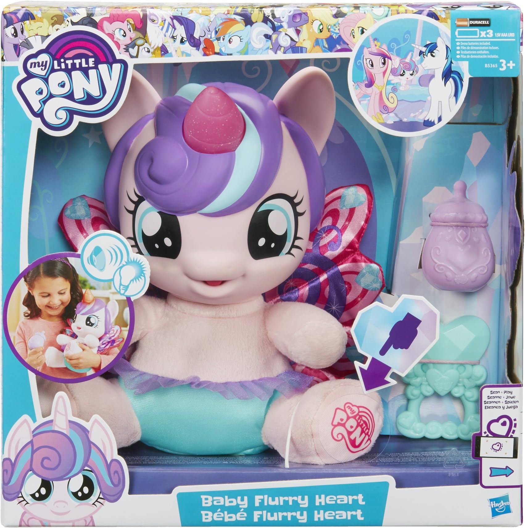 My Little Pony Hasbro B5365EU7 - Baby Flurry Heart Plush