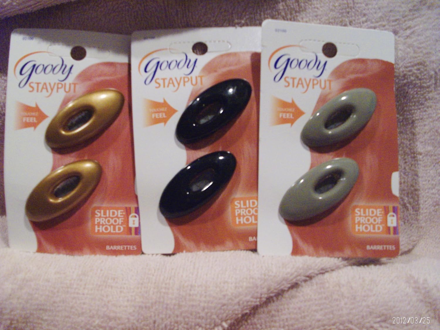 Goody Stayput Barrettes 2 Count Colors Vary