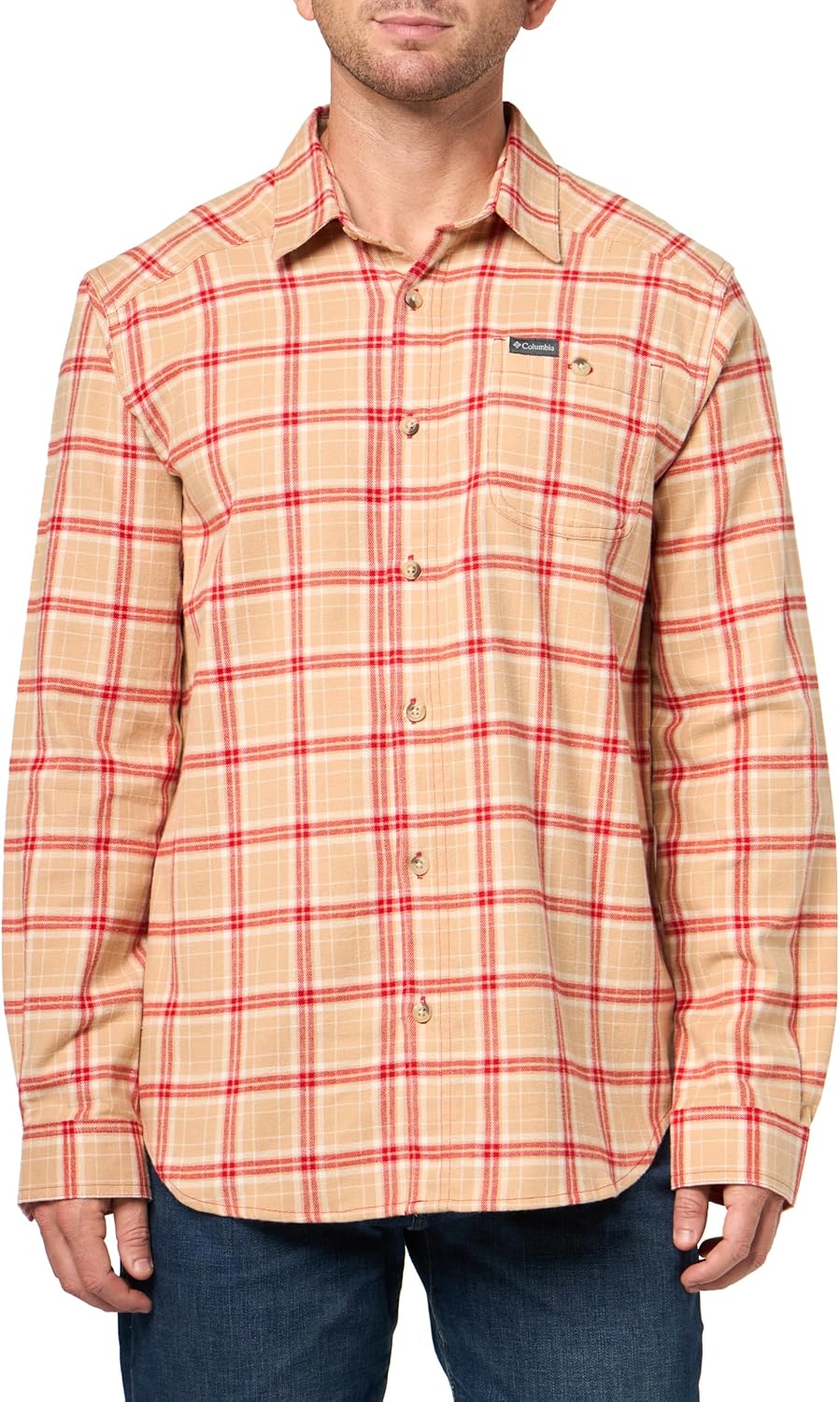 Columbia Men's Cornell Woods Flannel Long Sleeve Shirt