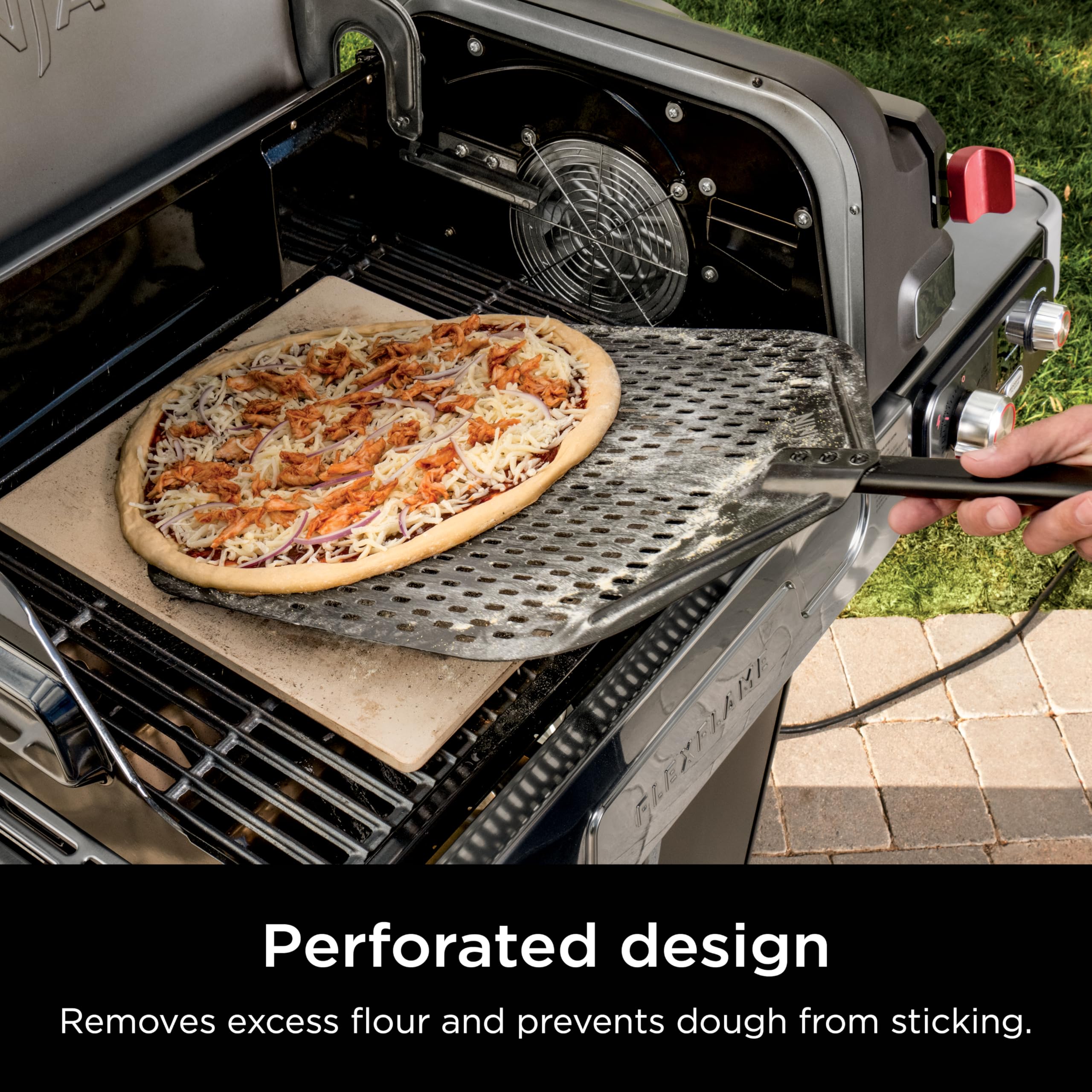 Amazon.com: Ninja FlexFlame Upgrades 16'' Perforated Pizza Peel