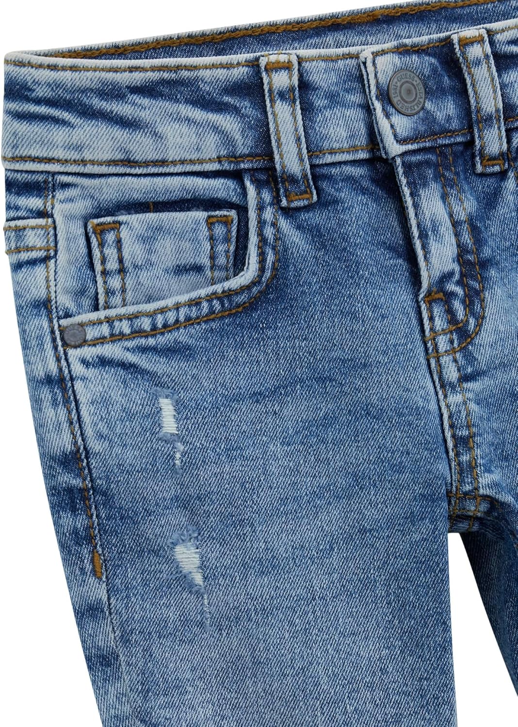 GUESS Boys' Comfort Denim Slim Fit Pants - Image 3
