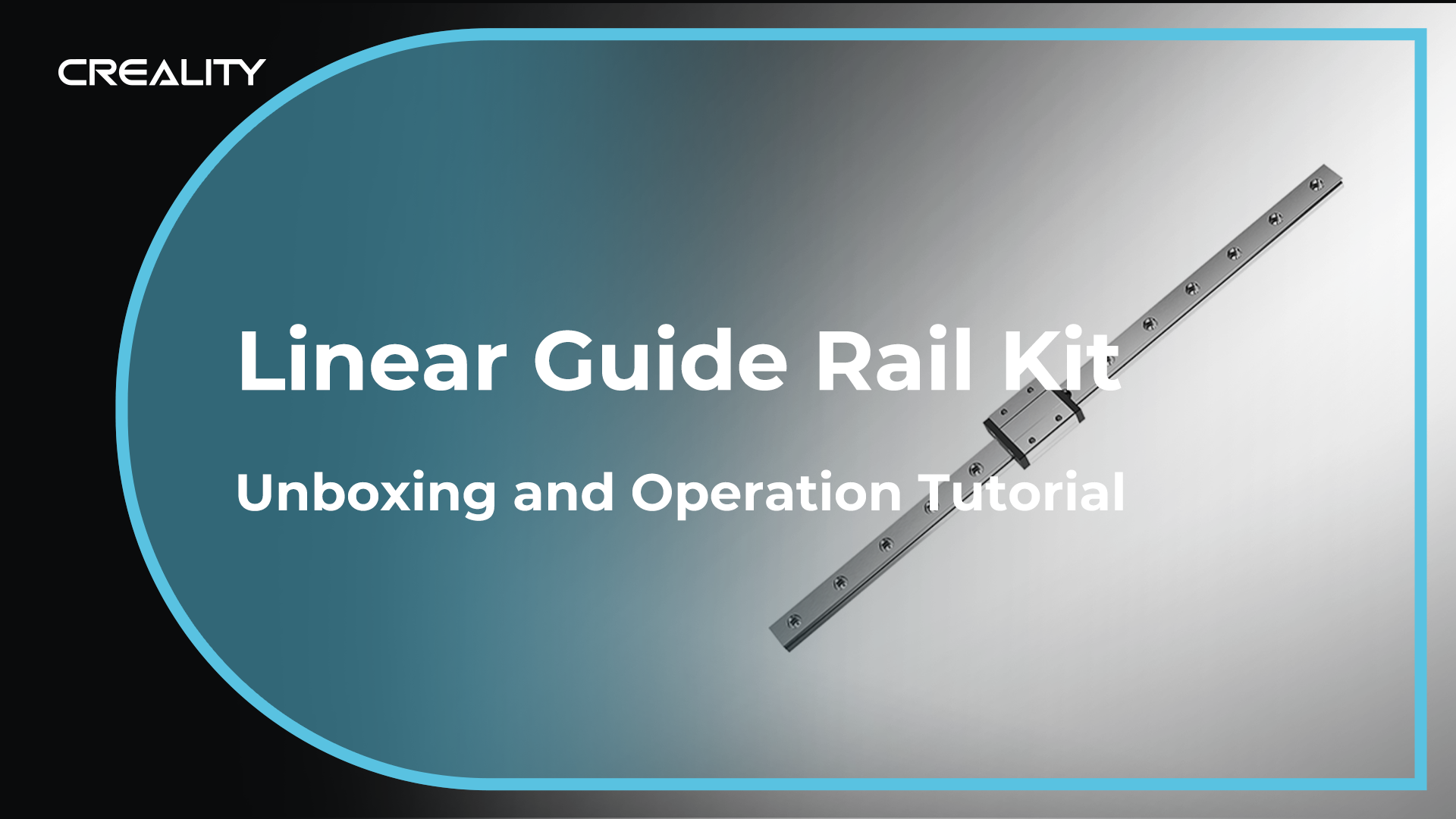 Creality Official Ender 3 Linear Rail Kit X-axis Rail Guide MGN12C
