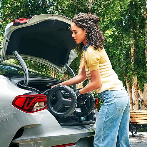 Miniatura 2 de Munchkin Carro plegable para niños, plegable, ultracompacto y ligero, ruedas todo terreno, toldo ajustable, con capacidad para hasta 2 pasajeros,