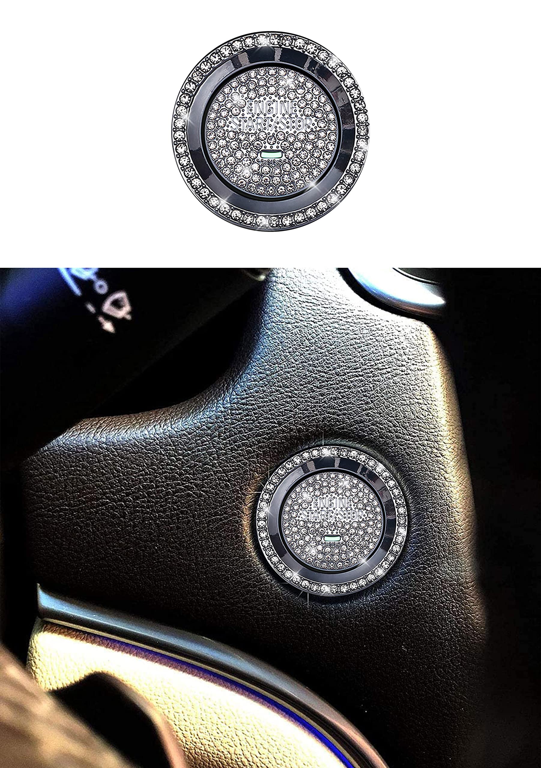 Amazon.com - CONGCONG for Cadillac Bling Car Logo Emblem Engine