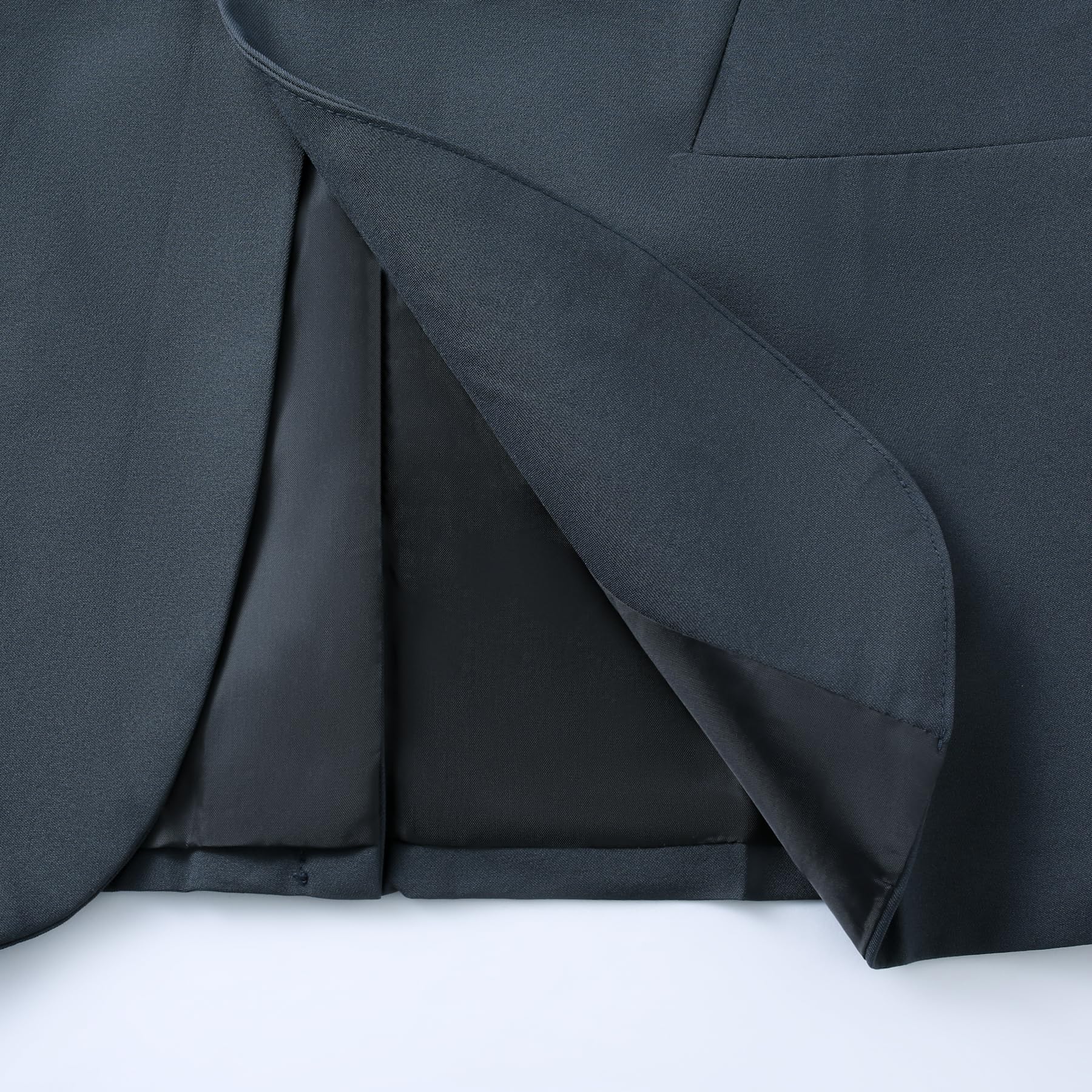 YFFUSHI Blazer Chaqueta Hombre Regular Fit Casual 1 Botón Solapas de Muesca Suave para Boda Uso Diario