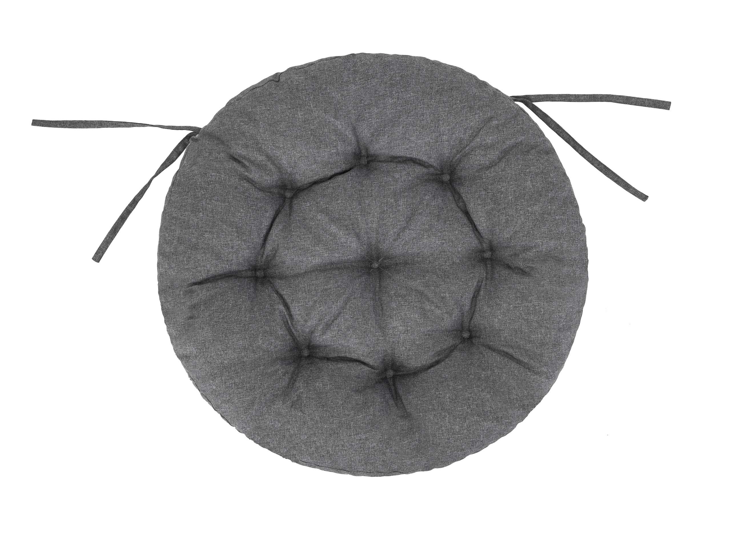 PillowPrim Schaukelkissen Kissen für Hängeschaukel von typ Storchennest, Schaukelauflagen Schaukelpolster Schaukelkissen Hängeschaukel Hängenest Ruhe Freizeit Anthrazit 65x65 cm