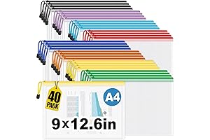 A4 Mesh Zip Bag for School