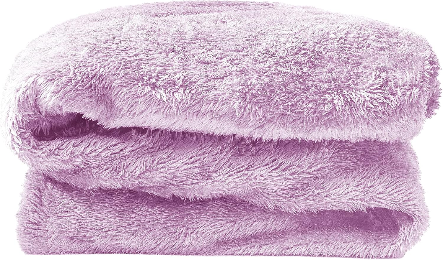 Exclusivo Mezcla Plush Fuzzy Fleece Throw Blanket 127x178 CM, Super Soft, Fluffy and Warm Blankets for Couch Bed - Image 5