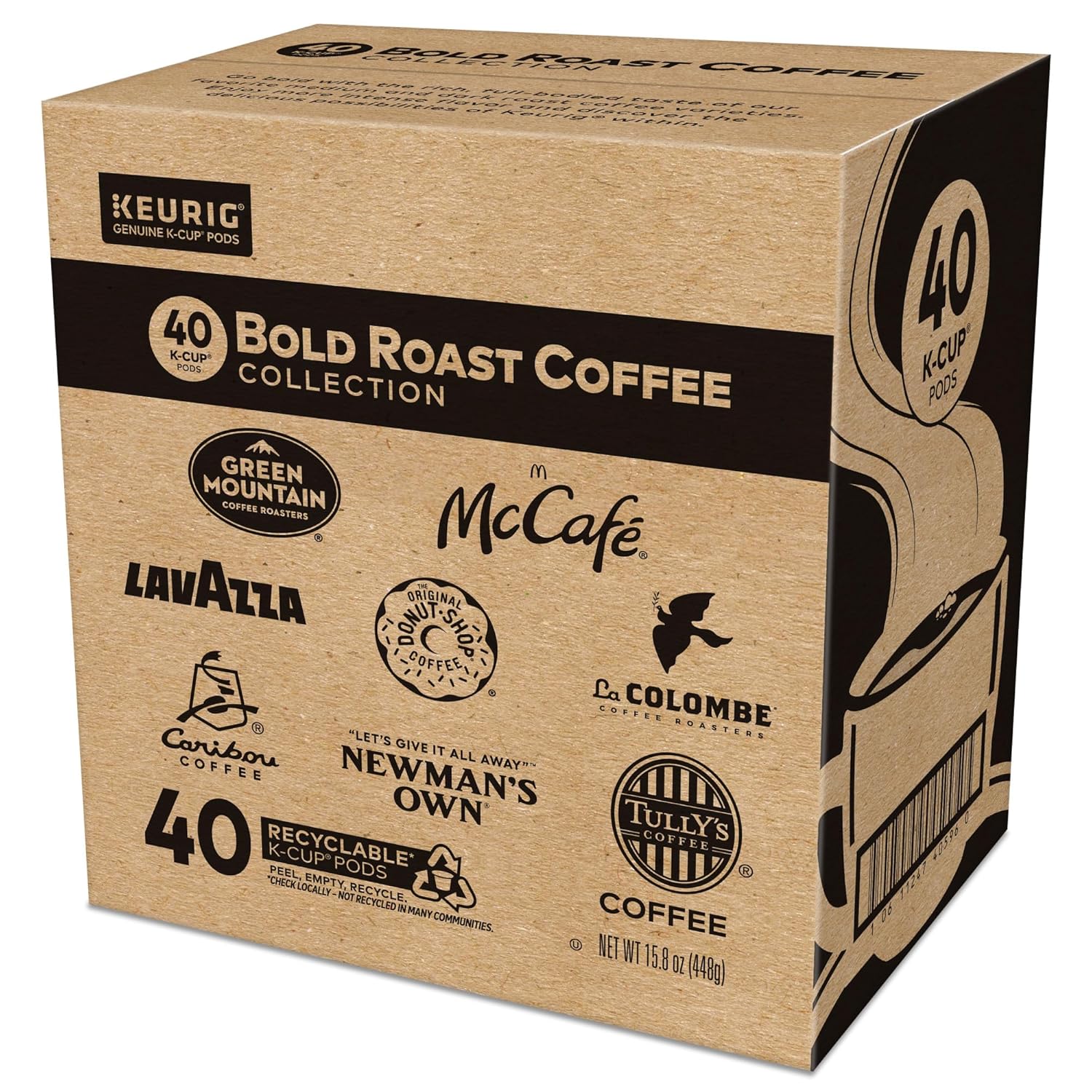 Keurig® Bold Roast Coffee Collection Variety Pack, Keurig Single Serve K-Cup Pods, 40ct - Image 10