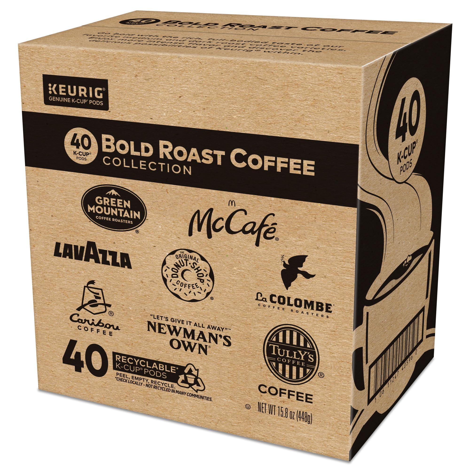 Keurig Bold Roast Coffee Collection Variety Pack Keurig Single Serve K-Cup Pods 40ct — view 10