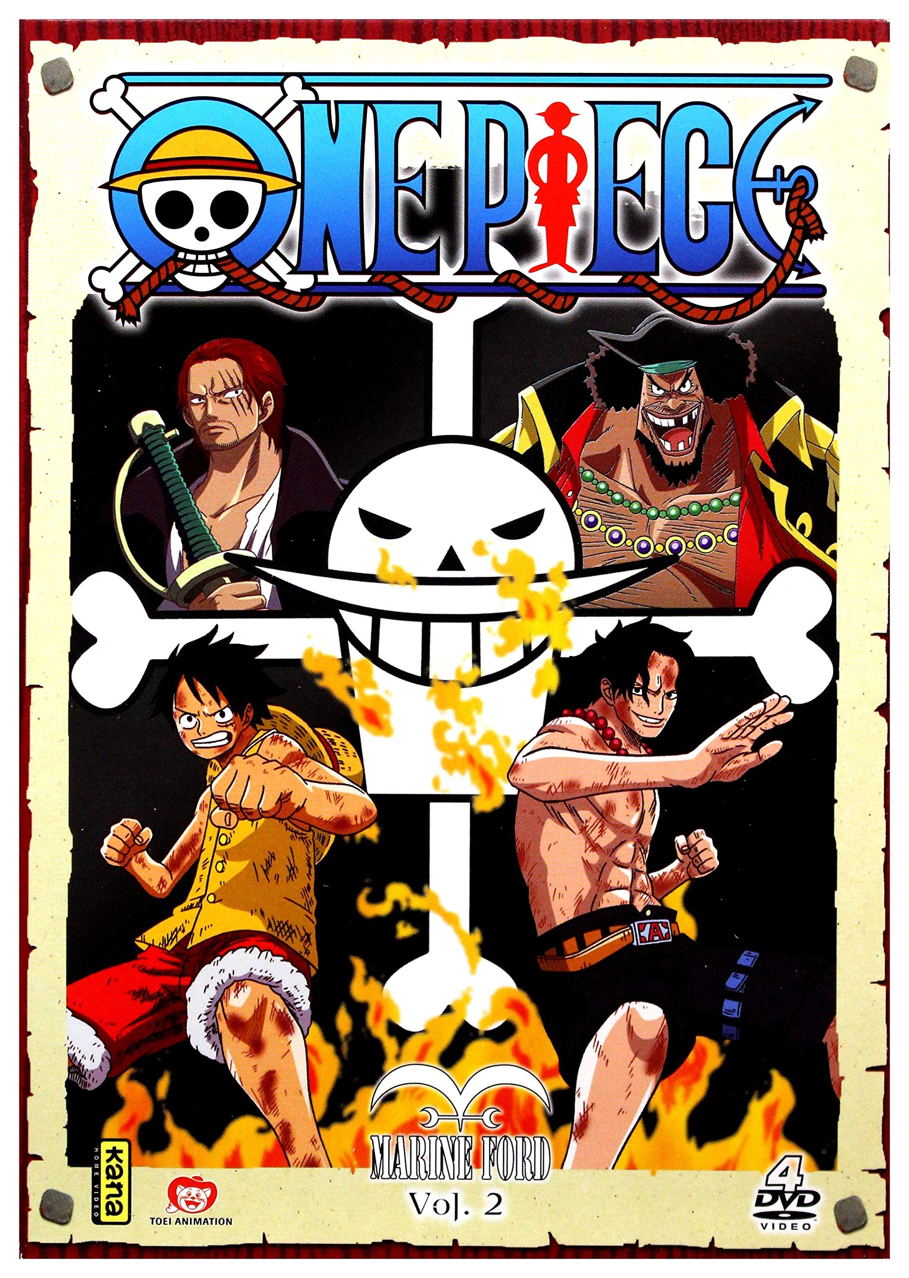 One Piece Marine Ford Coffret 2 en DVD para fans del anime