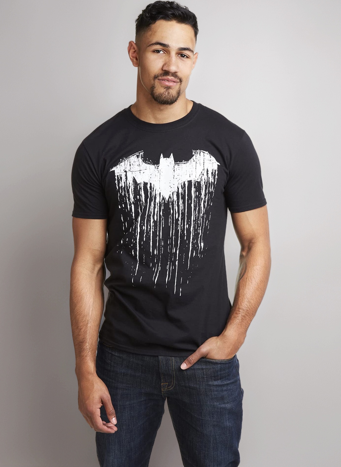 Men's Batman Paint T-Shirt