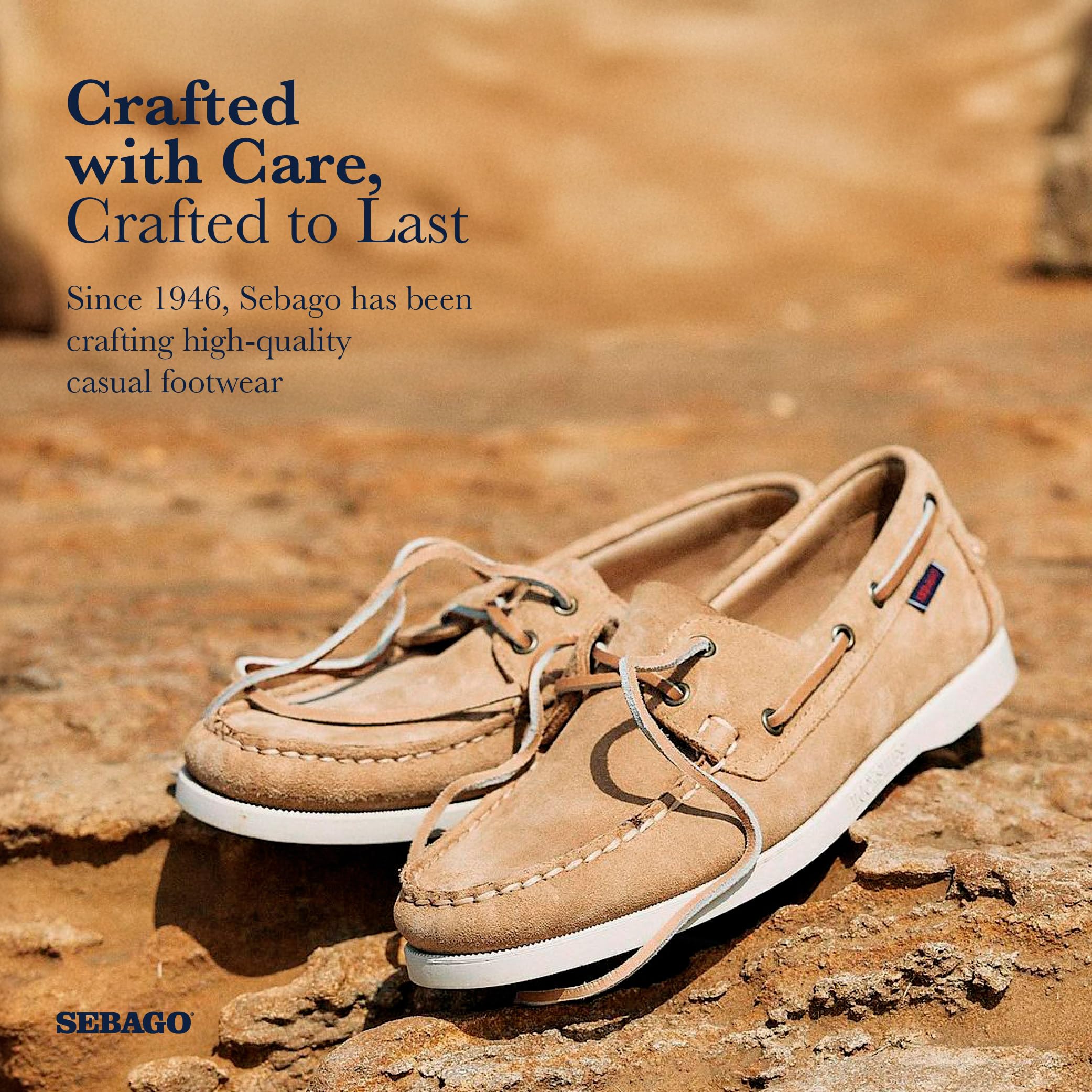 Sebago Docksides® Portland Flesh Out Woman, Beige Camel, 781111W-906 Beige