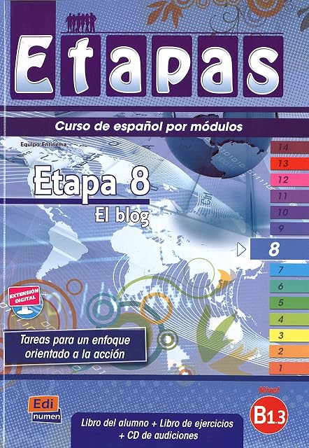 Portada de Etapas 8 -el Blog- Libro del Alumno + Ejercicio