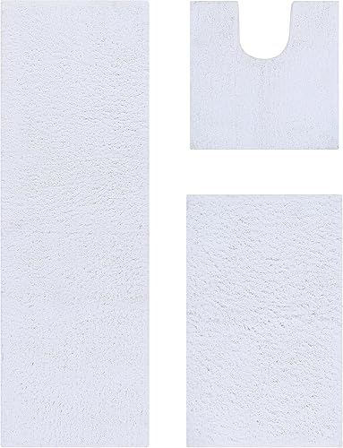 Miniatura 77 de Better Trends Micro Collection is BAMI2134TL - Alfombra de baño de felpa ultrasuave y absorbente, 100% poliéster en colores vibrantes, 21 x 34 Azul