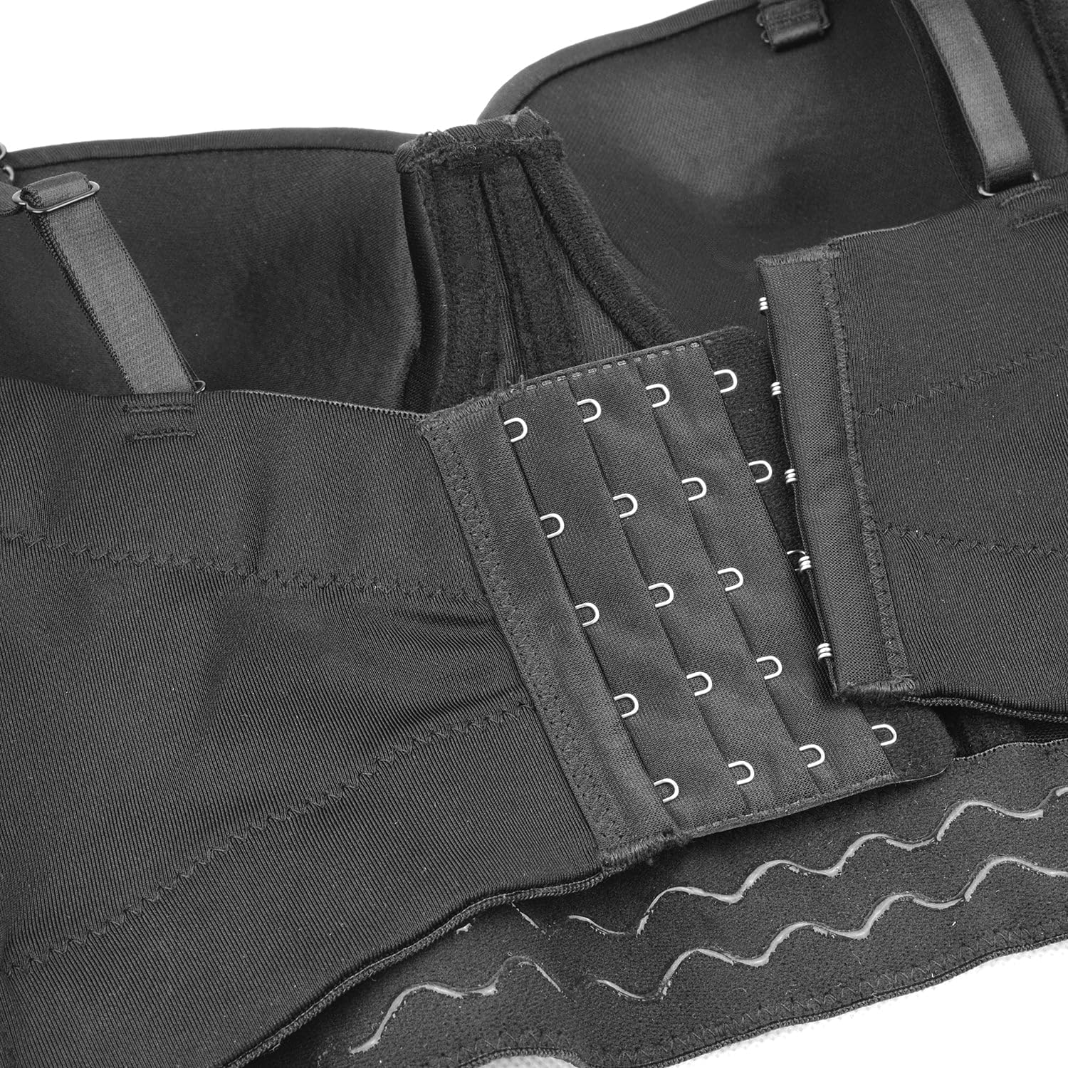 ELLACCI Sexy Pearls Beaded Rhinestone Bustier Crop Top Push up Corset Top with Detachable Straps - Image 5