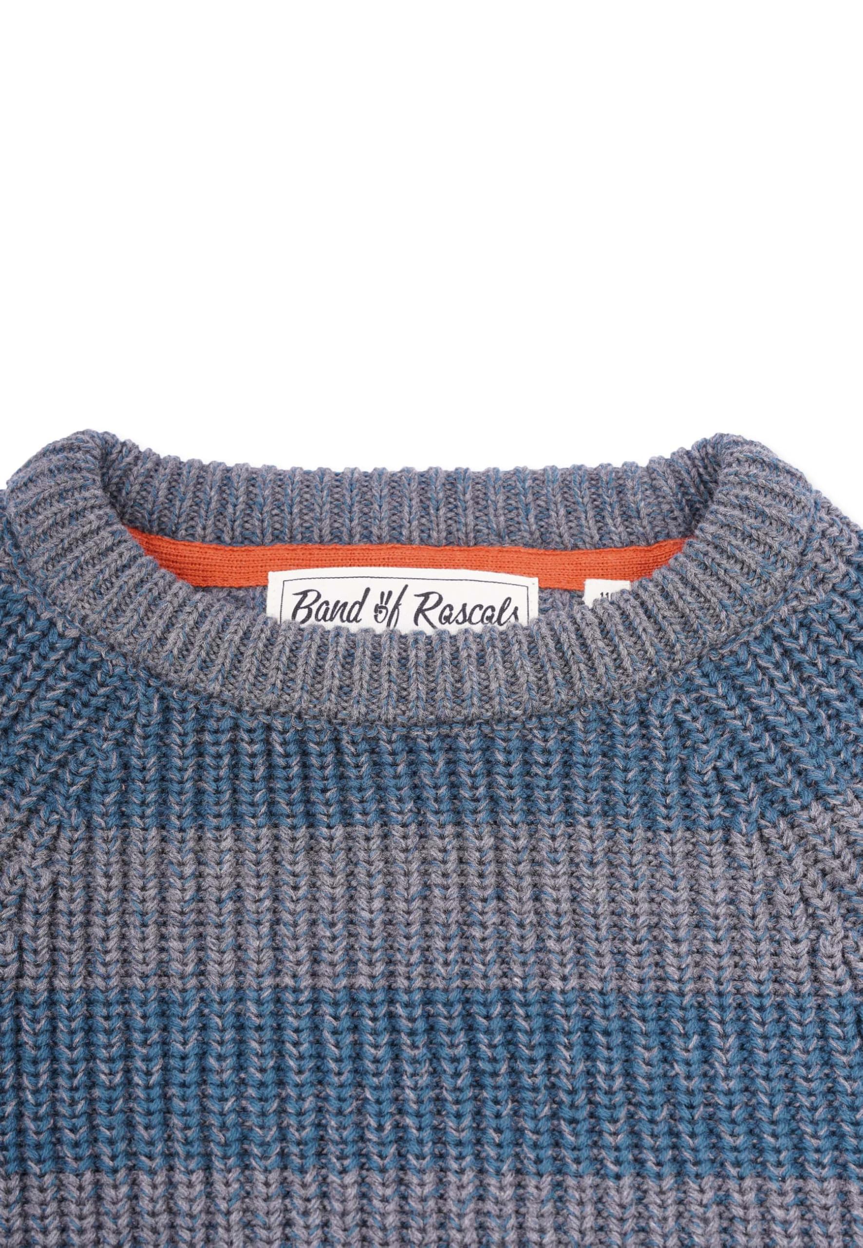 Band of Rascals Kinder Strickpullover Striped Rib aus Bio-Baumwolle