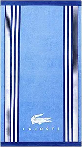 Lacoste Oki Blue Beach Towel