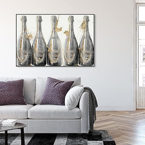 Miniatura 5 de The Oliver Gal Artist Co. Lienzo enmarcado para pared con texto en inglés «Dom Marbles» con texto en inglés «Dom Marbles», decoración del hogar, 54