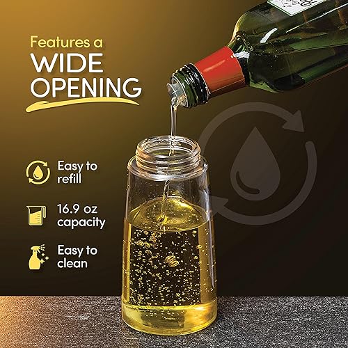 Miniatura 5 de Dispensador de aceite de oliva botella dispensadora de aceite para cocina juego de dispensador de aceite y vinagre botellas de aceite de oliva para