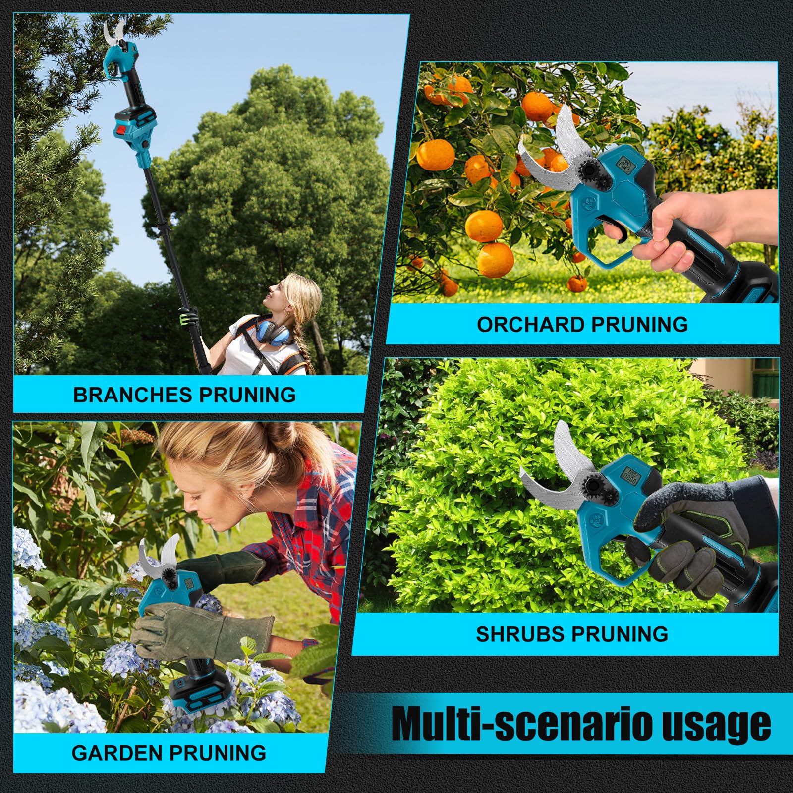 Elektrische draadloze snoeischaar schaarsnijder snoeischaar voor Makita 18v 30mm | NL