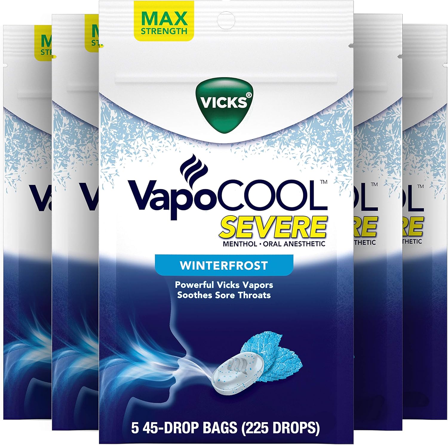 VapoCOOL Severe, Medicated Drops, Menthol Soothes Sore