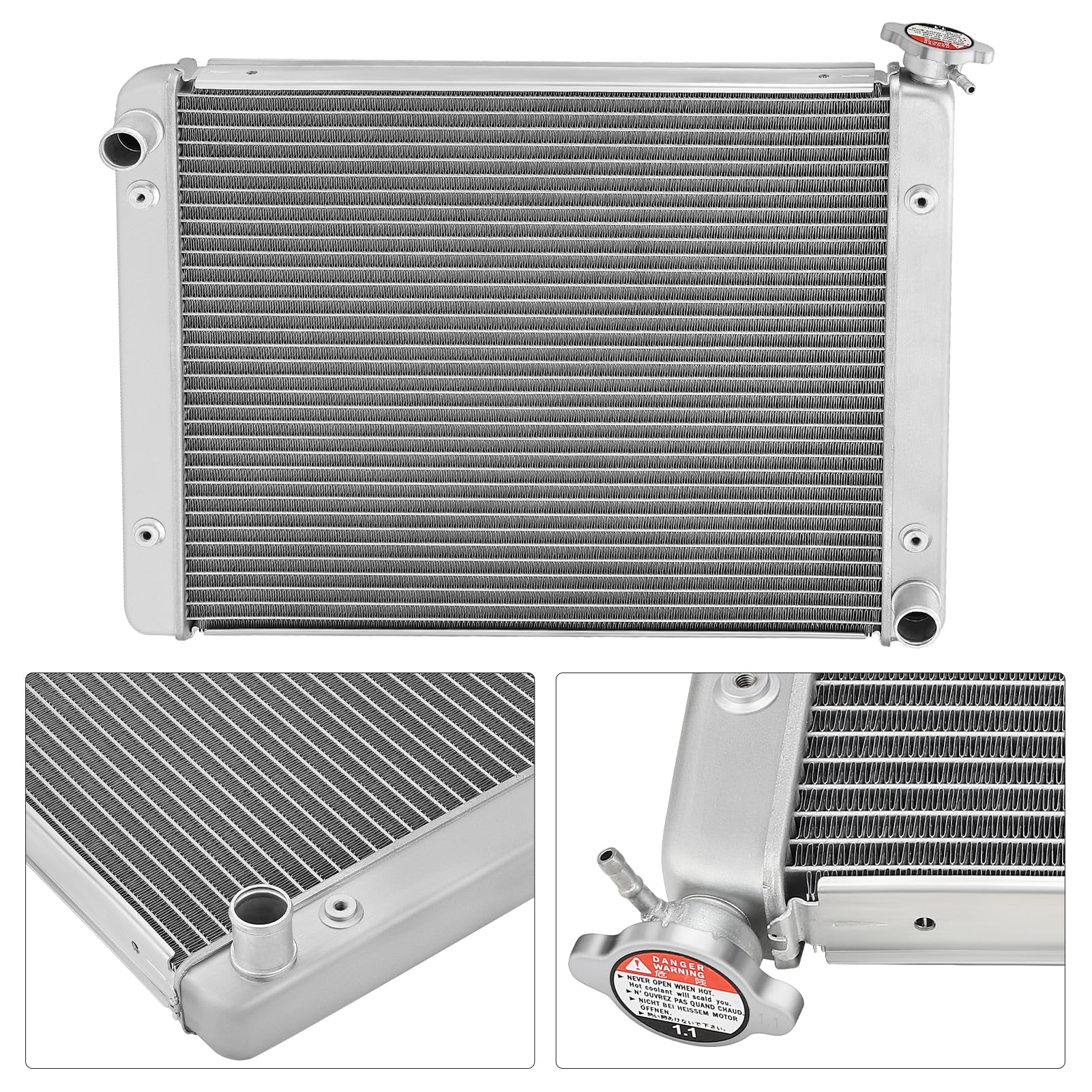 JAVIK Radiateur pour Polaris Ranger RZR 570 900 1000 PRO XD 2013-2025, OEM # 1240745 1240664 1241050