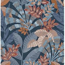 CROWN ASHA Leaves SIDEWALL Navy