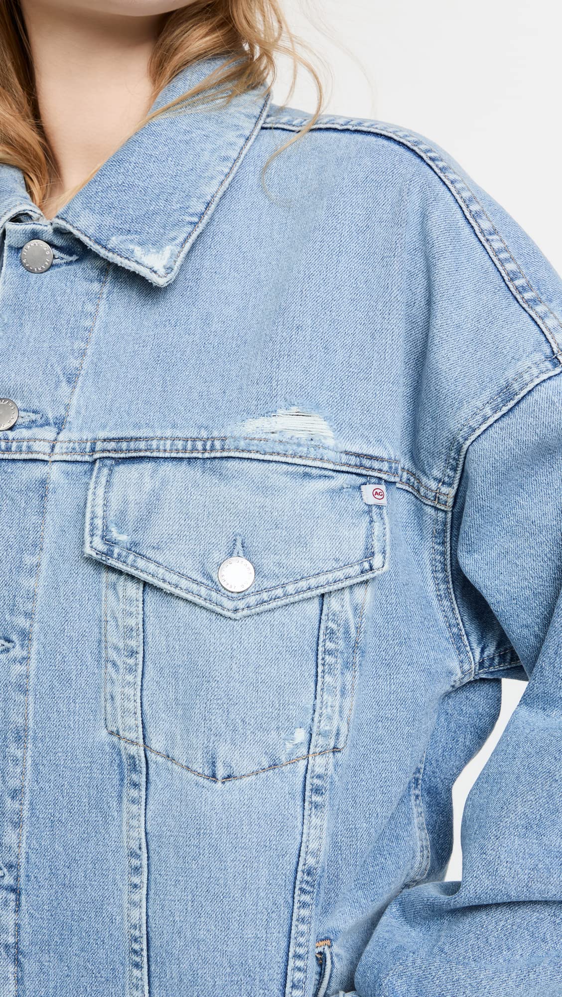 AG Adriano Goldschmied Women's Kendrix Denim Jacket, 23 | B2B