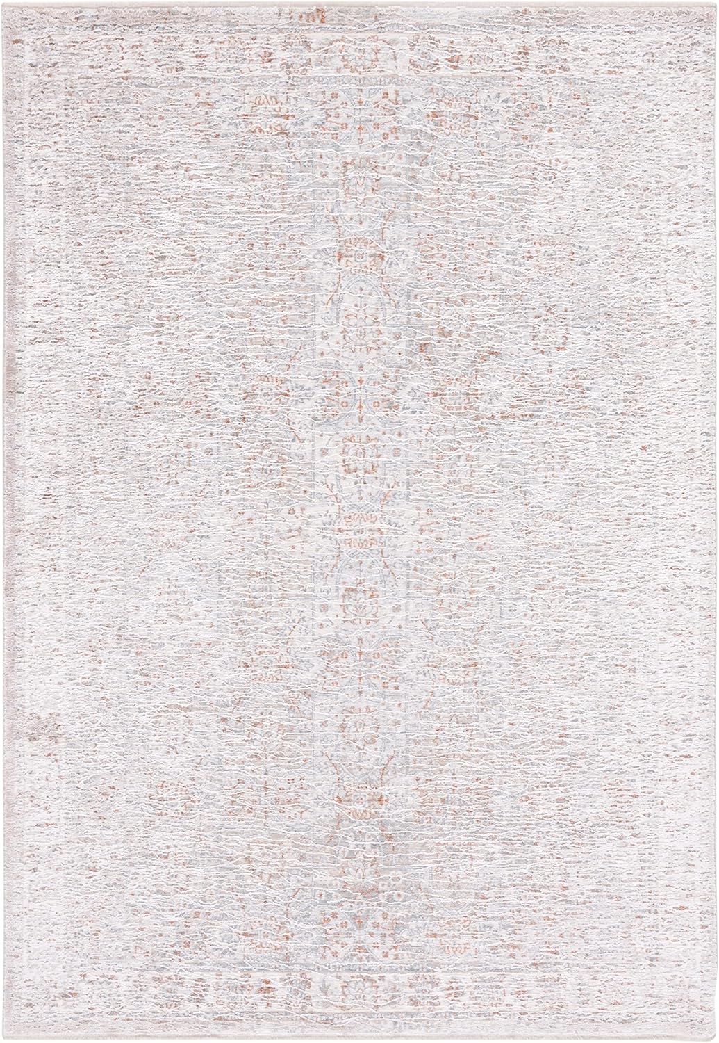 SAFAVIEH Novelty Collection Area Rug - 3' Round, Pink & Blue, Handmade Boho Floral Tassel Wool, Ideal for High Traffic Areas in Living Room, Bedroom (NOV576M)