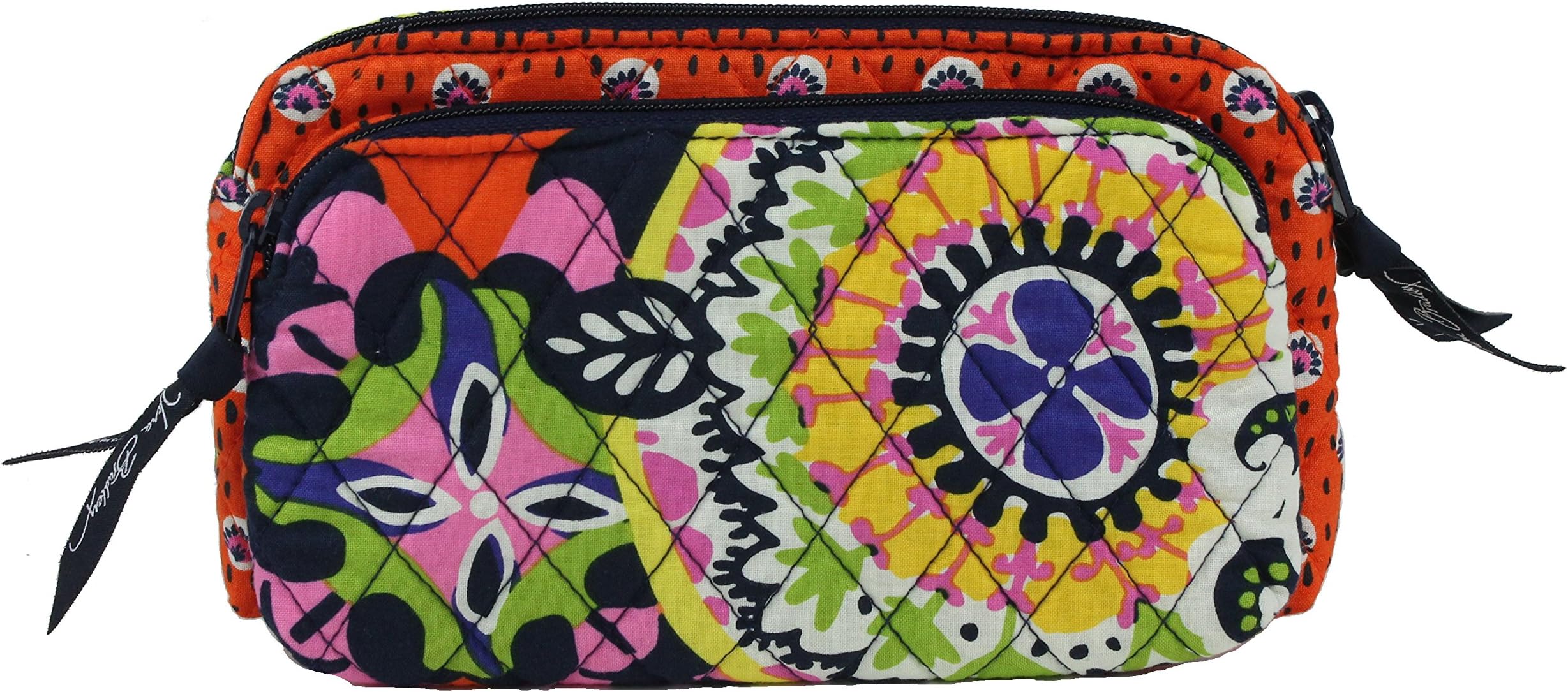 Vera Bradley Double Zip Cosmetic in Rio