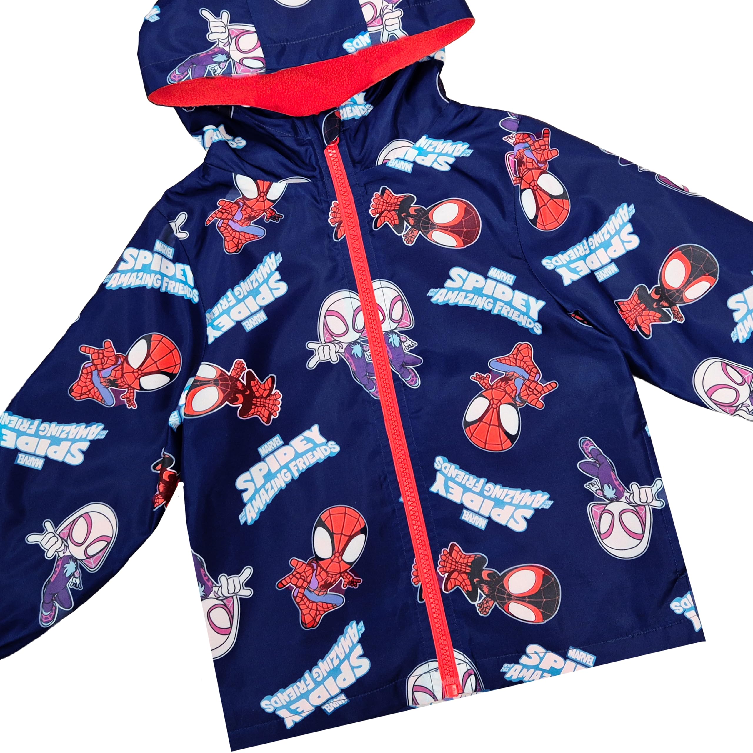 Marvel Spidey Veste de pluie à capuche Spiderman pour garçon
