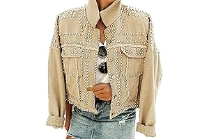 Country Women's Fashion Crop Fringe Denim Jacket