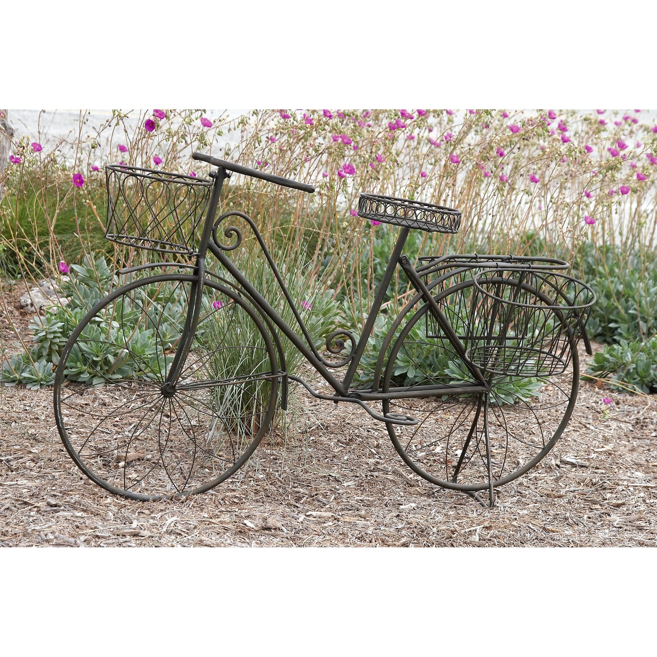 Photo 1 of **** MISSING HARDWARE **** Studio 350 31-inch Metal Bicycle Planter